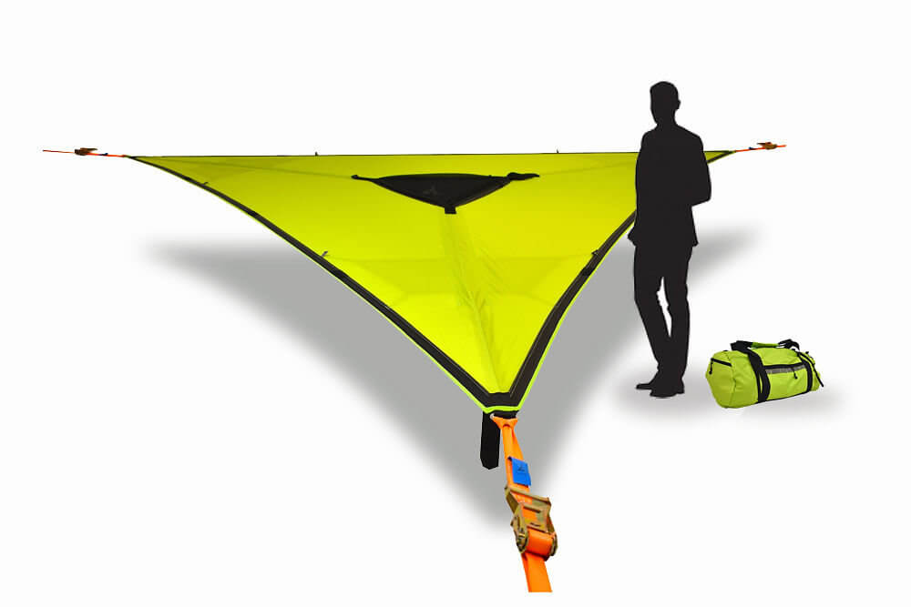Trillium Giant Green Fabric viseća mreža za 3 osobe