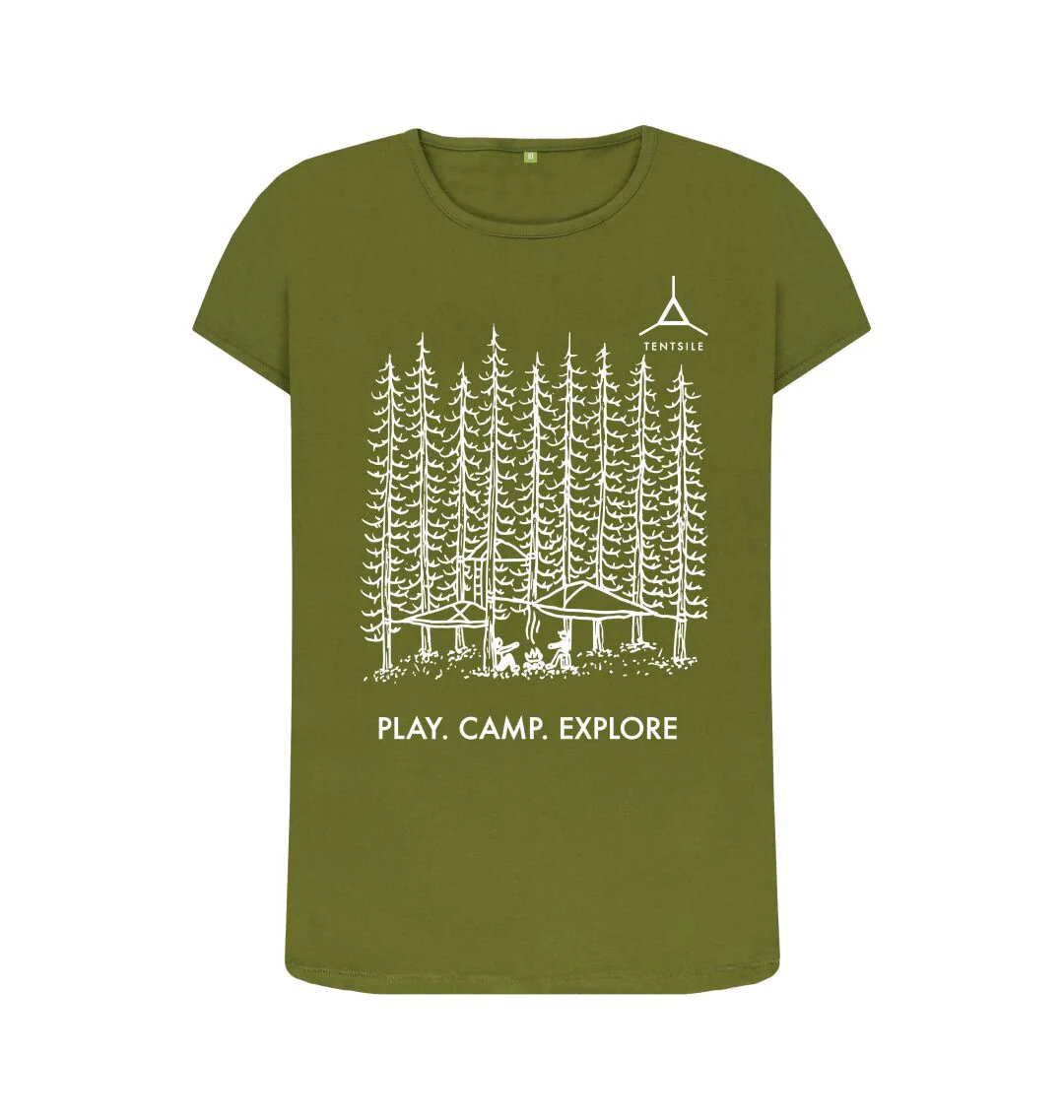 Ženska majica Play Camp Explore